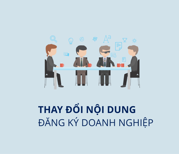 DV Thay đổi nội dung Đăng ký DN của Công ty, HKD, Hợp tác xã